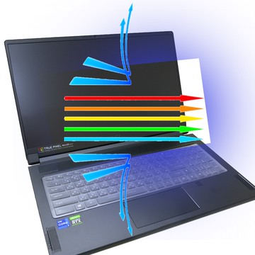 【Ezstick】MSI Creator 17 B11UH 防藍光螢幕貼｜鏡面/霧面可選｜筆電螢幕保護貼