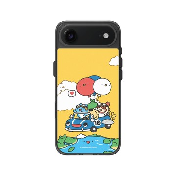 iPhone Air Clear (相機按鈕) 酷墨灰 - 貓貓蟲咖波 Bugcat Capoo - 10th 貓蟲世界探險去