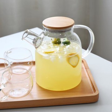 加點樂日式耐熱玻璃冷水壺套裝開水泡茶壺家用耐高溫大容量涼水壺