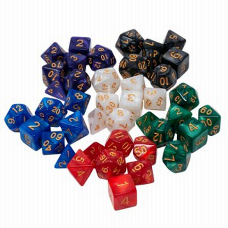 多面体 サイコロ ダイス セット 4面 6面 8面 10面 12面 面 おもしろい おもちゃ Trpg Rpg ボードゲーム すごろく ゲーム 送料無料 通販 Lineポイント最大1 0 Get Lineショッピング