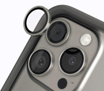 【RHINOSHIELD 犀牛盾】iPhone 15 Pro/PM鏡頭保護貼-鈦