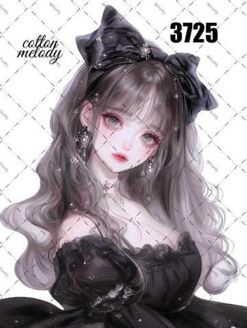 original sticker no.3725 人物貼紙 原創貼紙 原創人物貼紙 裝飾貼紙 cotton melody