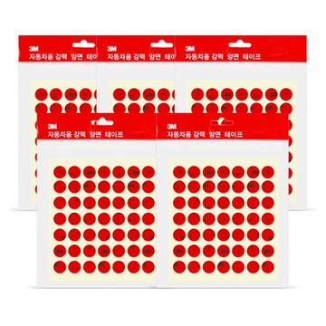 3M 圓形壓克力泡棉雙面膠 15*15*1.2mm 49入  5包
