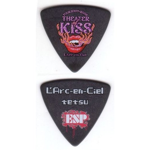 ポイントアップ ESP L Arc-en-Ciel tetsu TOUR 2007-2008 THEATER of KISS PICK