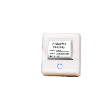 標簽打印機熱敏藍牙家用小型食品服裝價格貼紙打印標簽機跨境批發【Snowbelle優選】