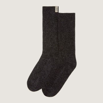 Strathberry - Skye Pure Cashmere Socks - Grey