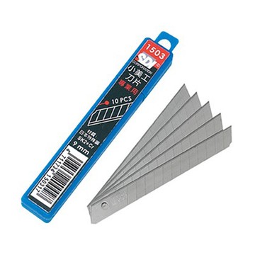 SDI 手牌順德 1503 高硬度小美工刀片 9mm 約60度 10片入
