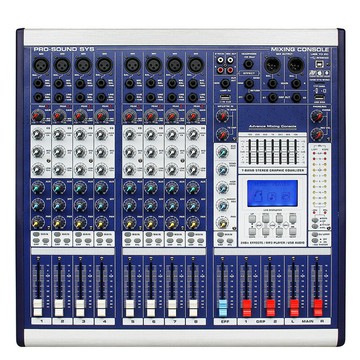 混音器 音頻混音器 音控台 6路8路16路調音臺混音臺效果器帶聲卡監聽話筒直播用便攜降噪