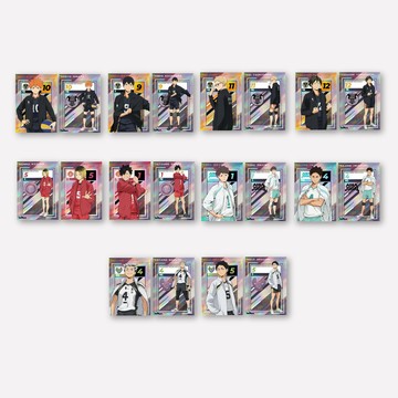 ❤暢銷優品❤國谷排球少年鐳射收藏卡size 高12cm 日向翔陽 巖泉一 影山飛