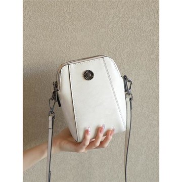 高端手機包女士斜挎包迷你小包包2025新款真皮女包時尚休閑單肩包