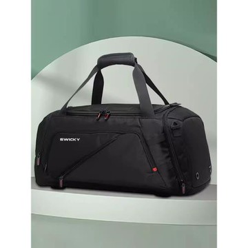 瑞士男士旅行包戶外手提多功能雙肩背包旅行袋大容量登機包健身包