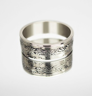 奧地利硬幣戒指 1000 克朗 1924 硬幣戒指男士硬幣戒指女士