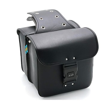 48h出貨丶摩託車電動車防水皮革包密碼鎖防盜側邊包騎士包馬鞍包邊箱工具袋