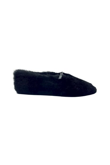 Proenza Schouler Tee Mary Jane Fur Ballerina Shoes