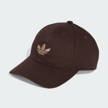 adidas 愛迪達 帽子 運動帽 棒球帽 遮陽帽 三葉草 BASEBALL CAP AC 咖啡 KR1660