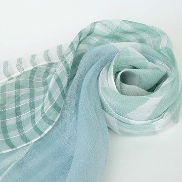 Linen 手織亞麻圍巾【清風03】