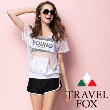 夏之戀TRAVEL FOX大女外搭罩衫C20724