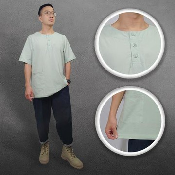 蘭陵(2入) 純棉短袖中式風格男裝上衣K03-60