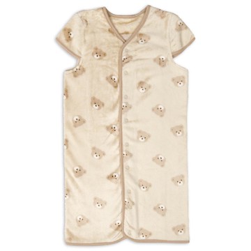 akachan honpo - 柔軟舒適2WAY防踢被-咖啡色