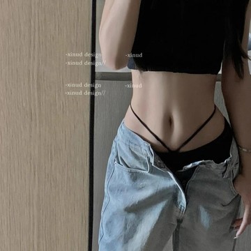 ✨台灣出貨✨LA辣妹搭配低腰冰絲歐美無痕性感可高腰冰絲顯腰細三角夏季內褲