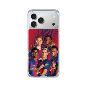 iPhone 17 Pro Max ClearX (MagSafe 兼容) 冰透藍 - FC Barcelona - Next Gen Icons
