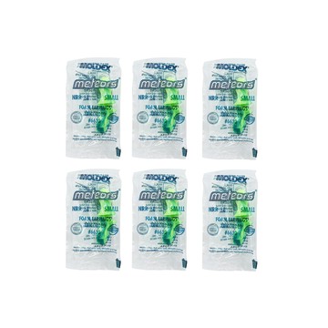 (6包超值組)美國MOLDEX-小耳道專用超靜音耳塞-型號6630渲染綠1對/包