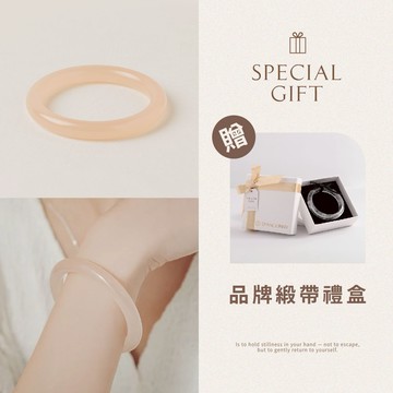 【SPANCONNY】春日花果 | 天然西柚粉阿富汗玉 圓條手鐲 (附贈品牌緞帶禮盒)