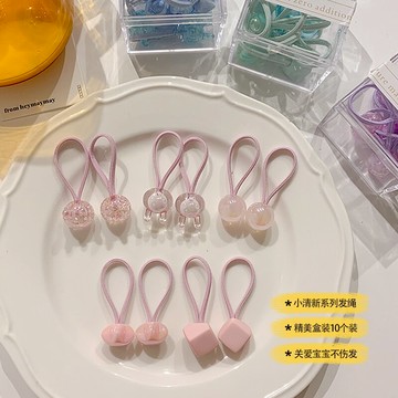 兒童可愛皮筋寶寶不傷發發圈女童頭繩橡皮筋小女孩彈性好扎頭發繩