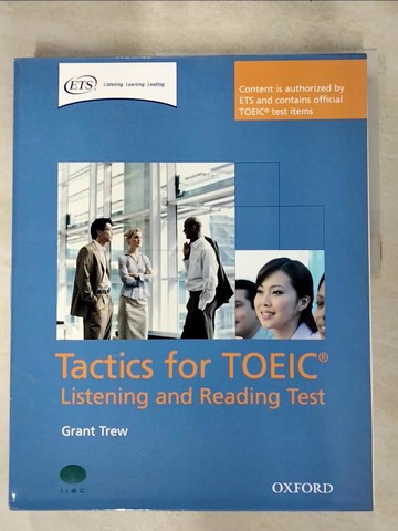 【書寶二手書T2／語言學習_KEQ】Tactics for Toeic: Listening and Reading Pack_Trew, Grant
