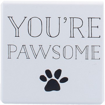 《CreativeTops》Tails方型標語磁鐵-淺藍-- 冰箱磁鐵貼 memo 備忘錄固定