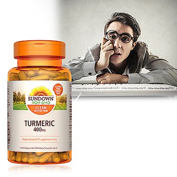 (即期品)【Sundown日落恩賜】勇健活力薑黃400mg膠囊(100粒/瓶)（效期至2026/4/30）