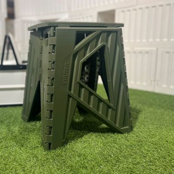 真心良品ｘ樹德 高度40cm貨櫃止滑折合椅-1入