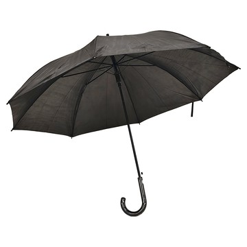 直黑傘 鐵傘骨 58cm X 8K  黑色