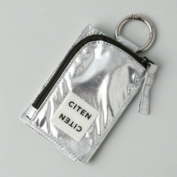 CITEN 迷你錢包 圓型掛勾 魔鬼氈 三折夾 日本代購