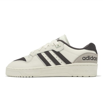 adidas 愛迪達 休閒鞋 Rivalry Low 男鞋 米白 棕 低筒 皮革 麂皮 復古 愛迪達
