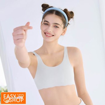【EASY SHOP】Audrey Junior-冰紗涼感少女學生型寬版背心-中性灰-任