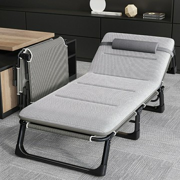 折疊床單人床午睡家用簡易午休床陪護便攜多功能行軍床辦公室躺椅