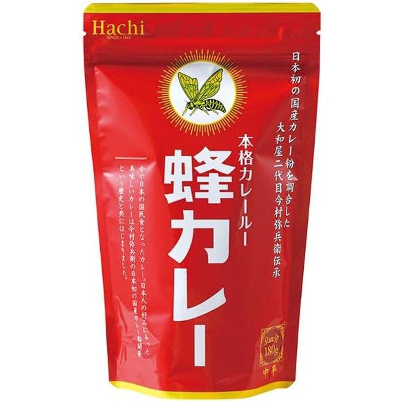 ハチ食品 蜂カレー カレールー中辛 180g×12個入×(2ケース)