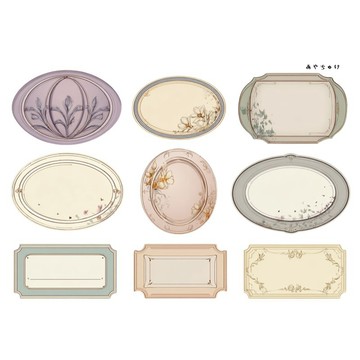 【9 月新品】20-147-0073 裁切紙 幻想復古浪漫喫茶
