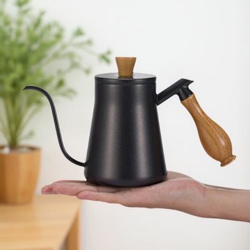 專利花瓶柄手沖咖啡壺304不銹鋼細嘴壺小型便攜掛耳長嘴壺手沖壺