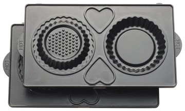 VITANTONIO 鬆餅機 迷你塔底烤盤模具 每套2片 PVWH-10-TR 日本必買代購