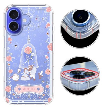 KnowStar iPhone17/16/15/14/13/12系列 奧地利彩鑽防摔手機殼-真愛Air/16e/ProMax/Plus/SE/XR