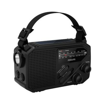 PHILIPS 太陽能應急防災手搖照明隨身收音機 TAR1609
