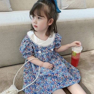 子供服ワンピース韓国子ども服キッズ女の子夏服半袖花柄ワンピース子供ドレス結婚式誕生日お姫様ジュニアベビー服赤ちゃんおしゃれ可愛い新品 通販 Lineポイント最大get Lineショッピング