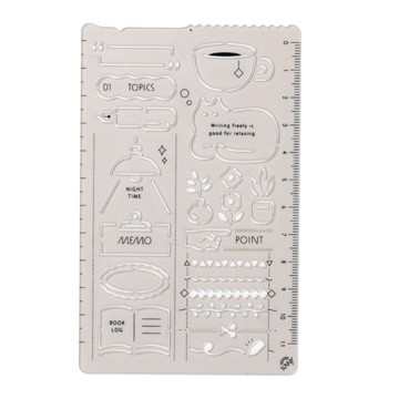 IROHA PUBLISHING SUNNY 圖形尺-放鬆時光