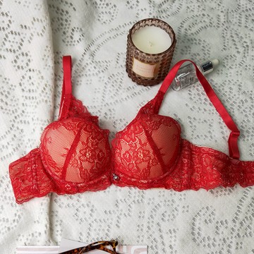 【曼黛瑪璉】紓壓包覆內衣 B-D 罩杯(晚宴紅)