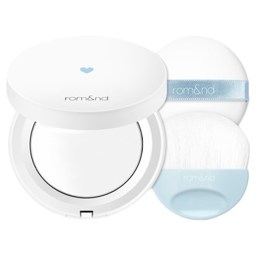 rom&nd 台灣公司貨 控油定妝蜜粉餅 12g  白色  1個