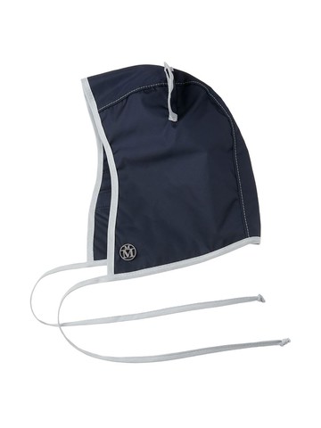 Maison Michel - Lara piped-trim rainhood - kids - Cotton/Polyamide - One Size - Blue