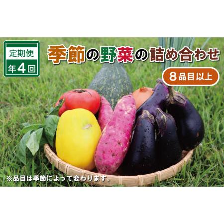 ふるさと納税 季節の野菜 詰め合わせ 8品以上年4回 春夏秋冬 おまかせ セット 産地直送 新鮮 三重県明和町