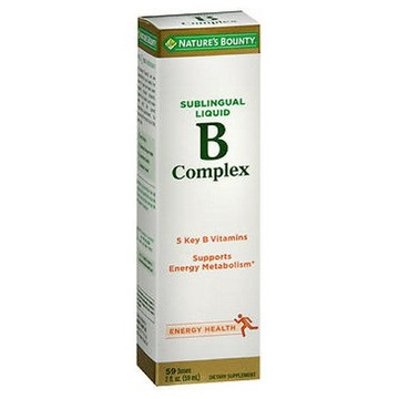Natures Bounty Vitamin B Complex Sublingual Liquid 24 X 2 Oz by Natures Bounty